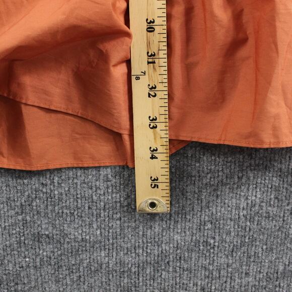 Ulla Johnson Dress Womens 14 Hanna Ruffle Mini Tiered Boho Summer Orange Chic - Picture 13 of 15